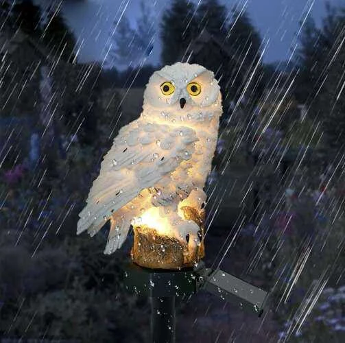 Solar garden lamp - owl Gardlov 23847
