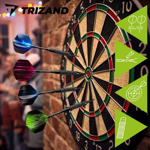 Smiginio rinkinys 12vnt + priedai Trizand 21629
