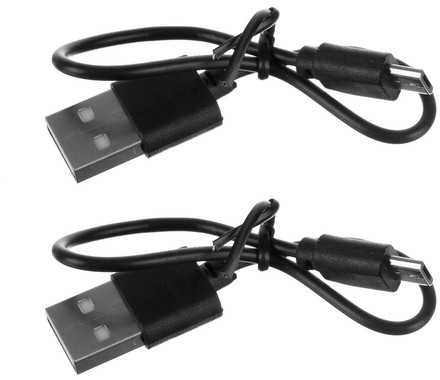 Trizand 4T6 USB dviračio žibintas + galinis žibintas 23677
