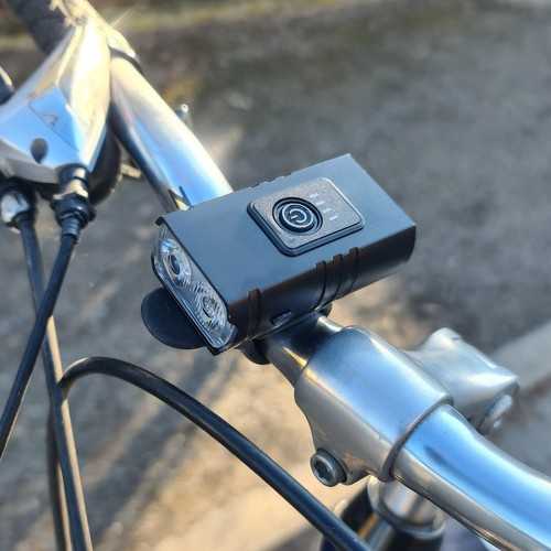 Trizand 4T6 USB dviračio žibintas + galinis žibintas 23677