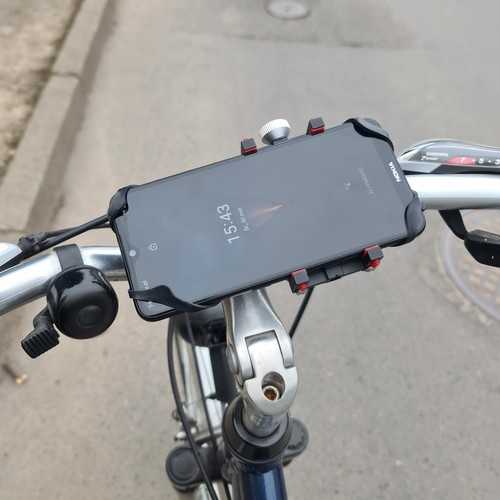 Trizand Bicycle Dviračio telefono laikiklis su gumine juostele U24907