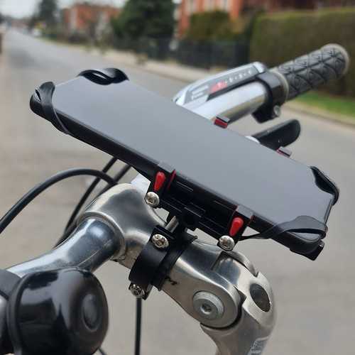 Trizand Bicycle Dviračio telefono laikiklis su gumine juostele U24907