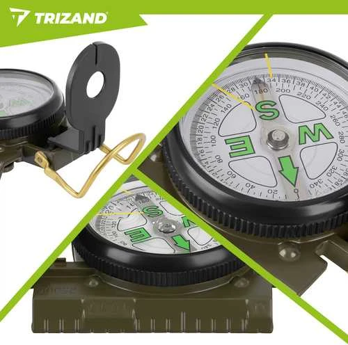 Trizand ISO TRADE Kompasas KM5717 Su Rotaciniu Limbu