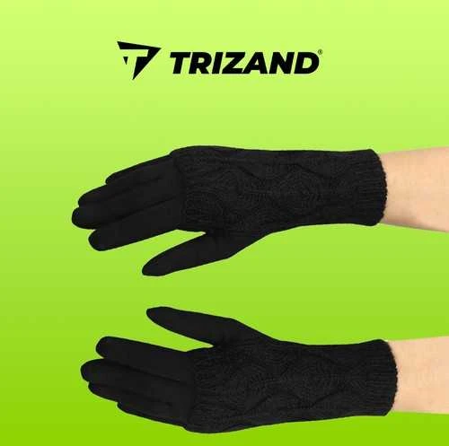 Iso Trade Trizand Lietimui jautrios pirštinės su riešinėmis