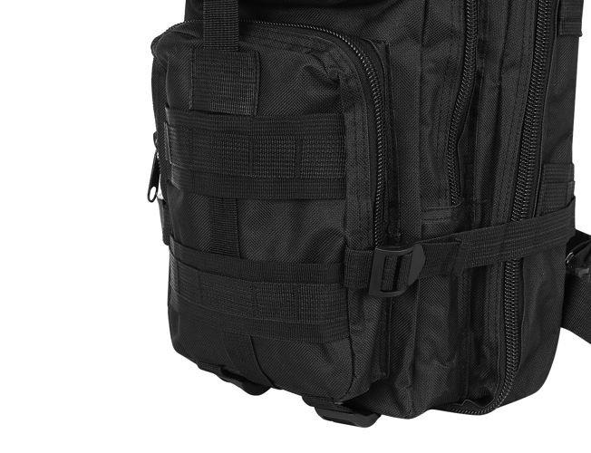 Trizand kareiviško tipo kuprinė lauko stovyklavimui 26l, juoda