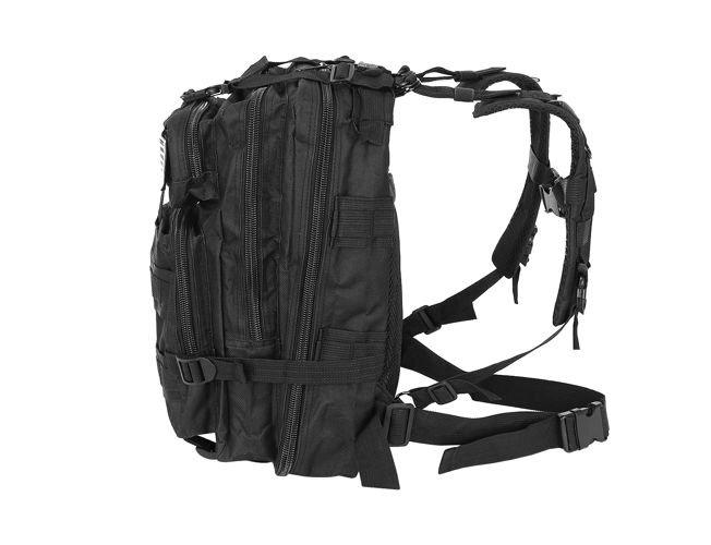 Trizand kareiviško tipo kuprinė lauko stovyklavimui 26l, juoda