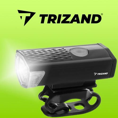 Trizand USB LED dviračio žibintas + galinis žibintas