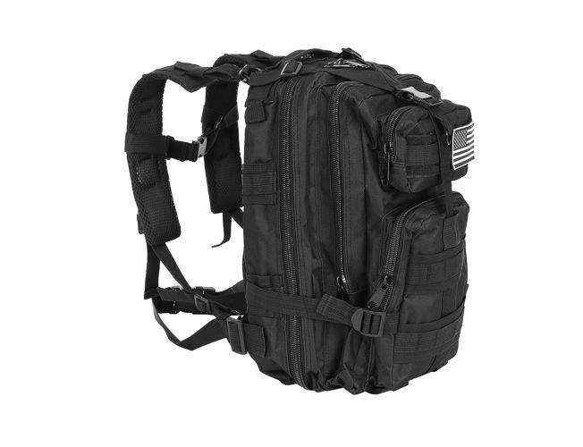 Trizand kareiviško tipo kuprinė lauko stovyklavimui 26l, juoda