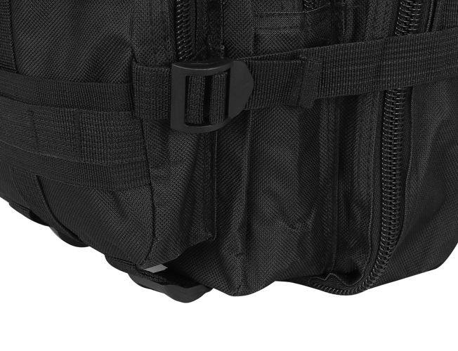 Trizand kareiviško tipo kuprinė lauko stovyklavimui 26l, juoda