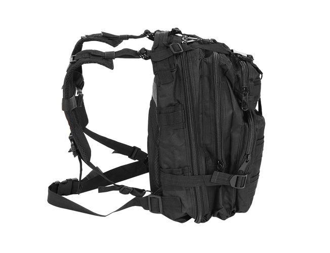 Trizand kareiviško tipo kuprinė lauko stovyklavimui 26l, juoda