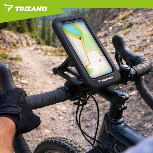 „Trizand“ vandeniui atsparus dviračio telefono laikiklis