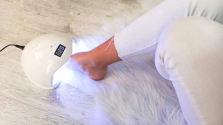 24 LED 48W UV nagų lempa + Beautylushh spaustukai