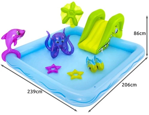 BESTWAY baseinas Fantastiškas akvariumas 239cm x 206cm x 86cm, 53052B