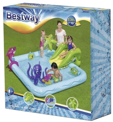 BESTWAY baseinas Fantastiškas akvariumas 239cm x 206cm x 86cm, 53052B