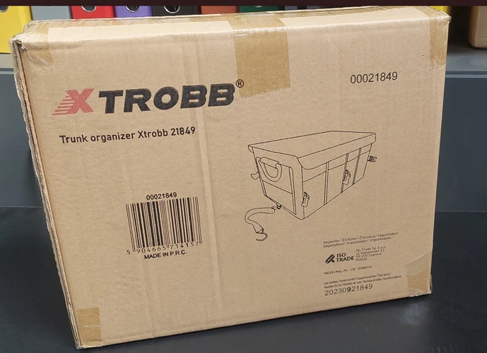 Xtrobb 21849 automobilio bagažinės daiktadėžė