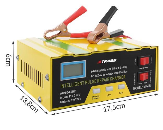Akumuliatorius Iso Trade Xtrobb 12V/24V akumuliatoriaus įkroviklis