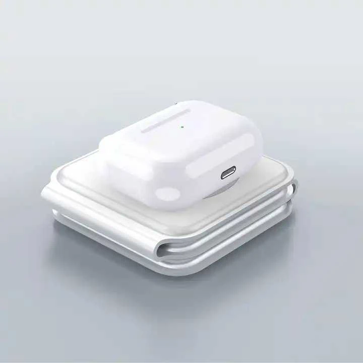 1St Cool 1stCOOL belaidis nešiojamas QI įkroviklis 3in1, MagSafe, USB-C, juodas