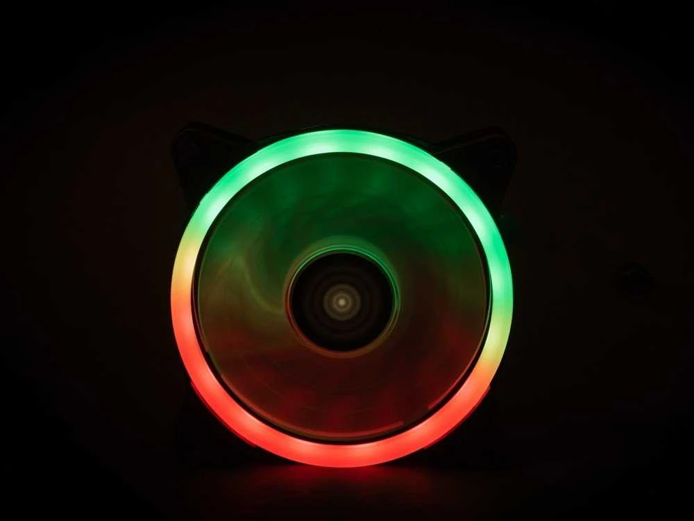 1St Cool 1stCOOL ventiliatorius AURA EVO dviejų žiedų ARGB ventiliatorius 12cm
