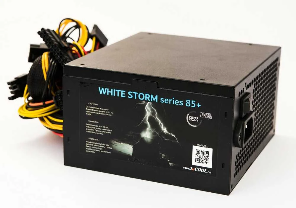 1st Cool 1stCOOL Baltas Storm 450W (ECP-450A-12-85) maitinimo šaltinis