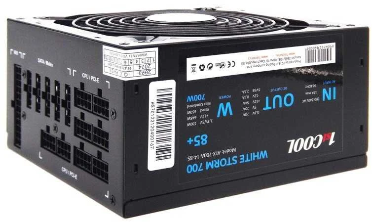 1St Cool Maitinimo šaltinis 1stCOOL Baltas Storm 700W (ECP-700A-14-85)