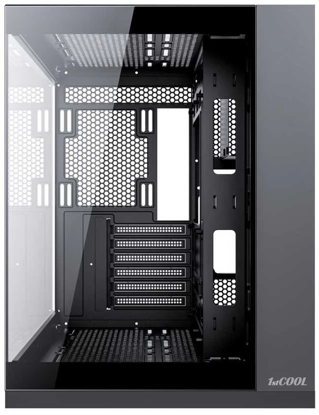 1St Cool VBI 1stCOOL 1stCOOL korpusas DREAMER, vidutinio dydžio bokštas, AU, USB 3.0, USB-C, juodas