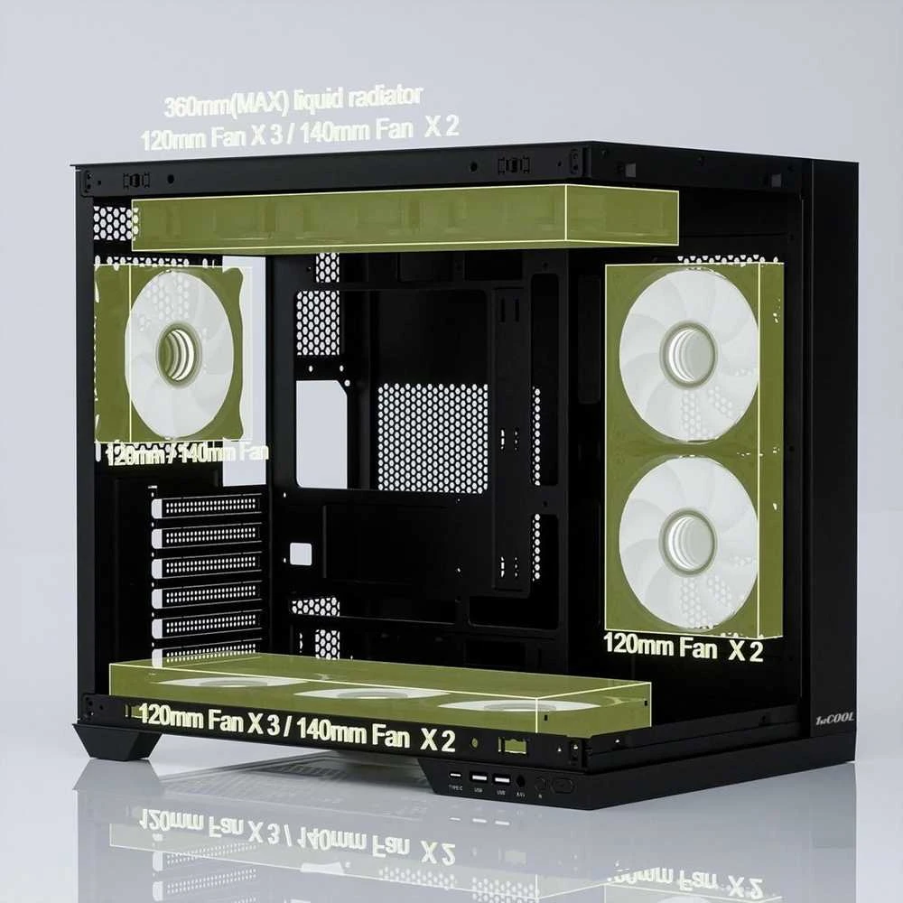 1st Cool dėklas 1stCOOL DREAMER Juodas (CT-DREAMER-AU-USB3-CA)