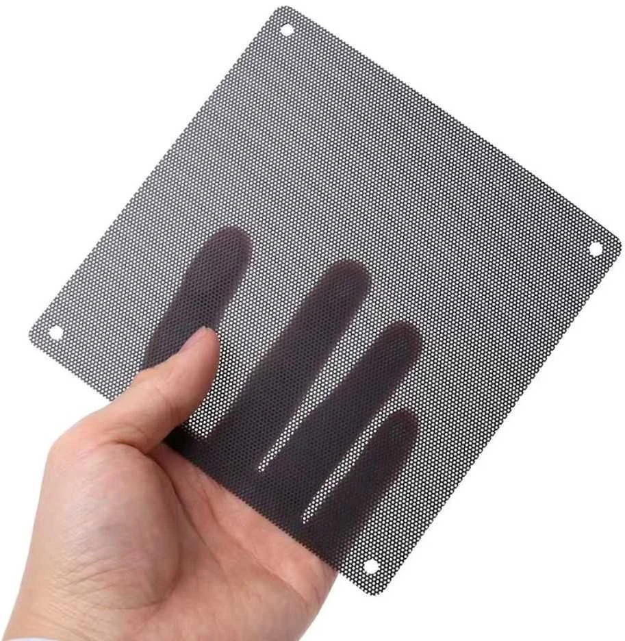 80 mm ventiliatoriaus tinklelis su tvirtinimo skylėmis