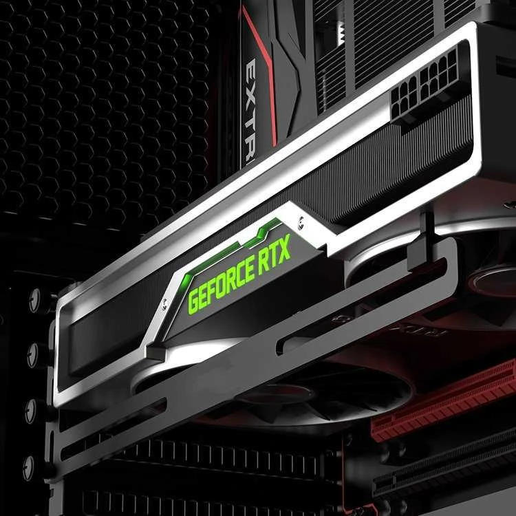 1st Cool 1stCOOL 1stCool Support GPU Aliuminis laikiklis, juodas
