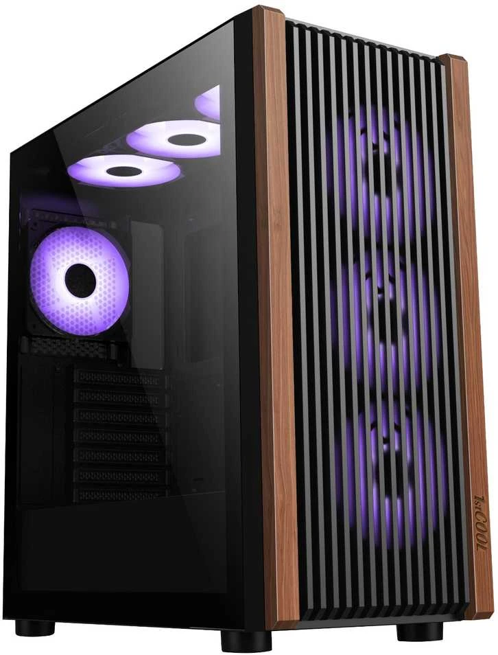1St Cool Obudowa 1stCOOL G6 Noble Juodas (ML-G6-NOBLE-USBC-TS)