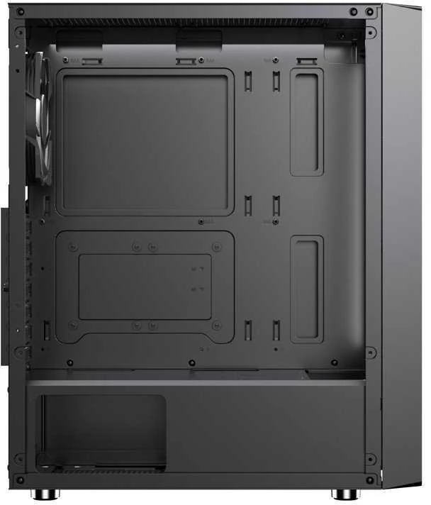 1st Cool Obudowa 1stCOOL 1stCOOL dėklas GAMER 4, vidurinis bokštas, AU, USB 3.0, USB-C, 2x120 mm, permatomas šonas, be maitinimo šaltinio, juodas