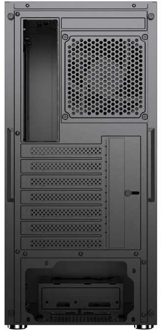 1St Cool Obudowa 1stCOOL 1stCOOL dėklas GAMER 4, Mid Tower, AU, USB 3.0, USB-C, 2x120mm, be maitinimo, juodas