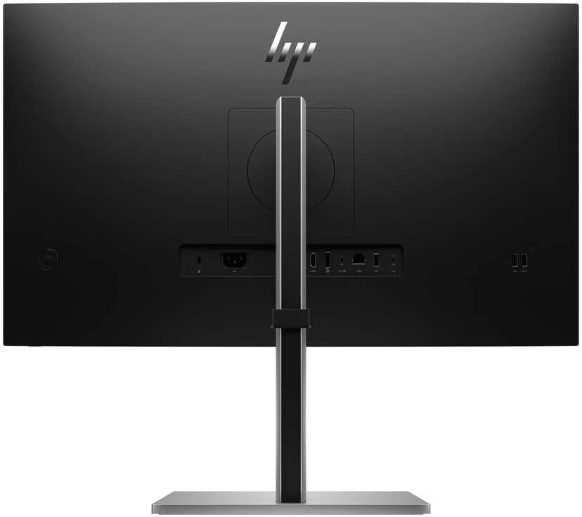 Hewlett Packard (HP) HP E27k G5 4K įkrovimo monitorius – 27 colių 3840x2160 UHD 350 nitų 60 Hz AG, IPS, USB-C(65W/15W)/HDMI/DisplayPort, 3x USB-A, garsiakalbiai, aukštis RJ-45 reguliuojamas / pakreiptas / pasukamas / pasukamas, 3 metai
