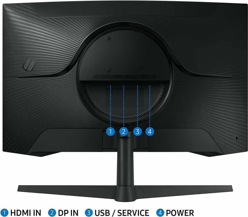 Monitorius Samsung Odyssey G5 G55C 27", VA, 2560 x 1440, 16:9, 1 ms, 300 cd/m², 165 Hz