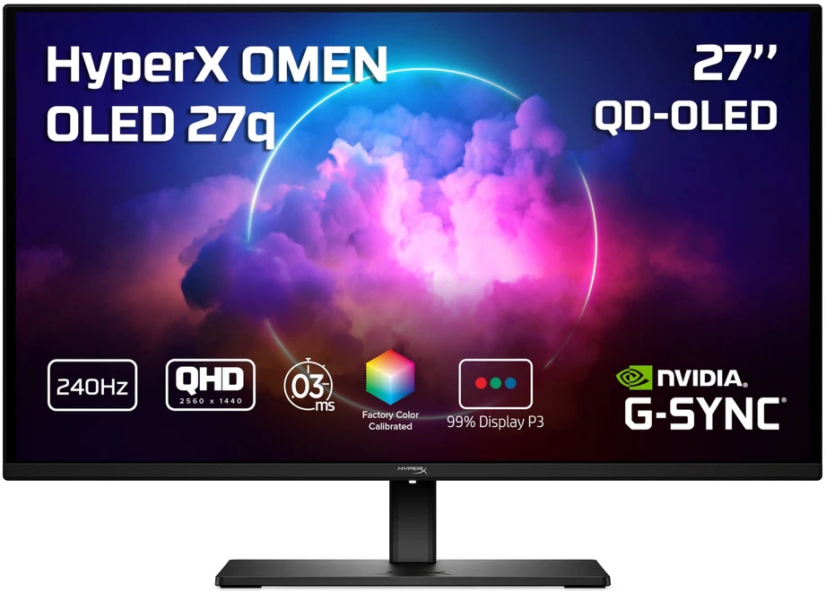 Monitorius Hewlett Packard (HP) HyperX Omen OLED 27q