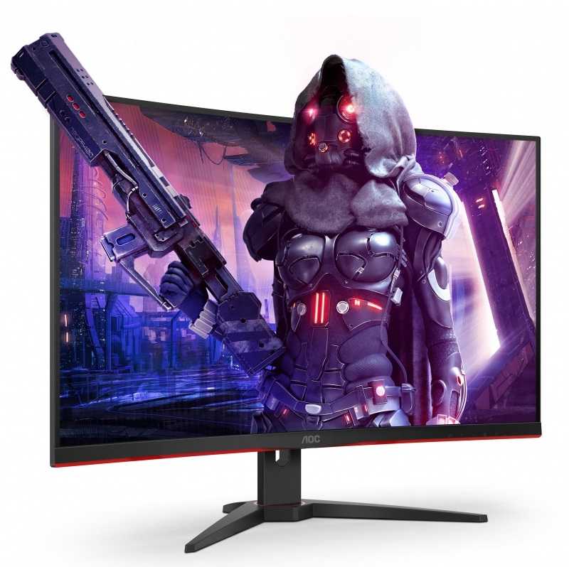Monitorius AOC Gaming CQ32G2SE, 80 cm (31,5 colio)/VA/QHD 2560 x 1440/16:9/1ms/165 Hz/FreeSync Premium