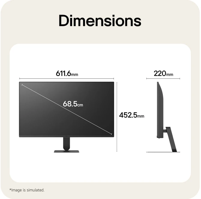 27" LG Smart Monitorius 27U511SB