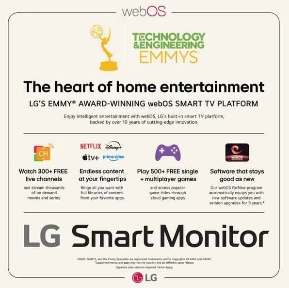 27" LG Smart Monitorius 27U511SB