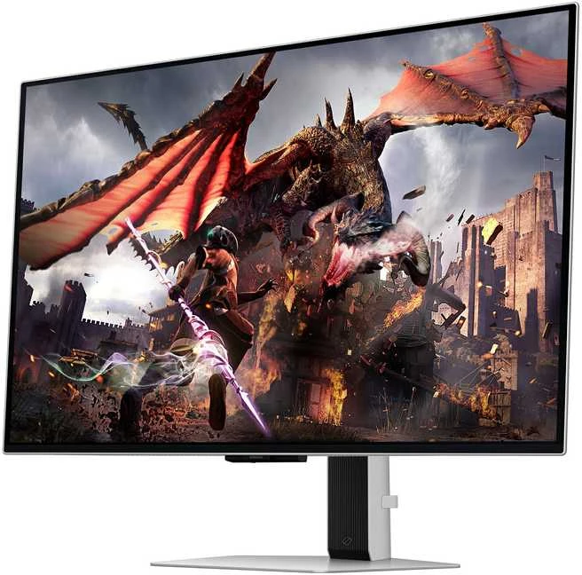Monitorius Samsung | LS32DG802SUXDU | 32 " | OLED | 4K | 16:9 | 240 Hz | 0.03 ms | 3840 x 2160 pikselių | 200 cd/m² | HDMI jungtys quantity 2 | Sidabrinis