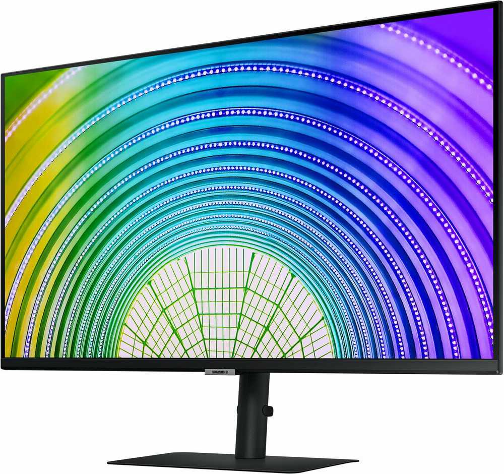 Monitorius SAMSUNG S32A600U 32inch Bezelless 16:9 2560x1440 VA 4ms HDR10 HAS/Swivel/Pivot/Tilt 130mm HDMI/DP/USB-C 90W LAN USB3-HUB VESA 100