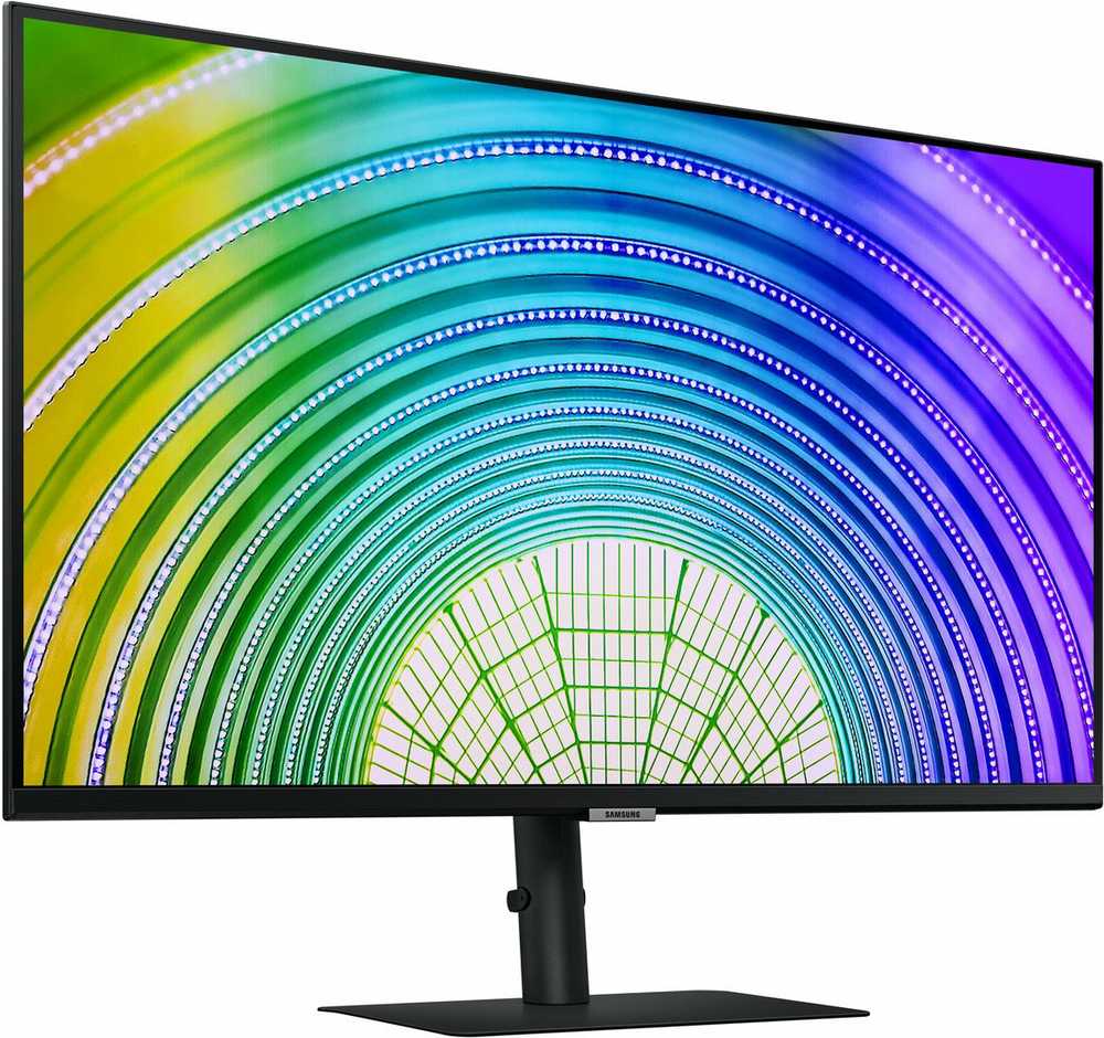 Monitorius SAMSUNG S32A600U 32inch Bezelless 16:9 2560x1440 VA 4ms HDR10 HAS/Swivel/Pivot/Tilt 130mm HDMI/DP/USB-C 90W LAN USB3-HUB VESA 100