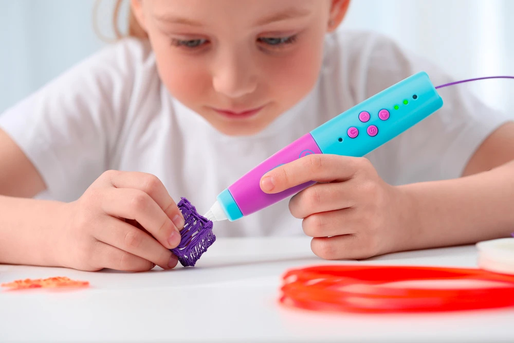 3D spausdinimo rašiklis GoGEN BOB A BOBEK 3DPERO, mėlynas