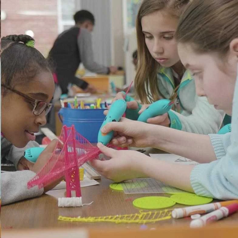 3D rašiklis 3Doodler Start+ su užpildų rinkiniu
