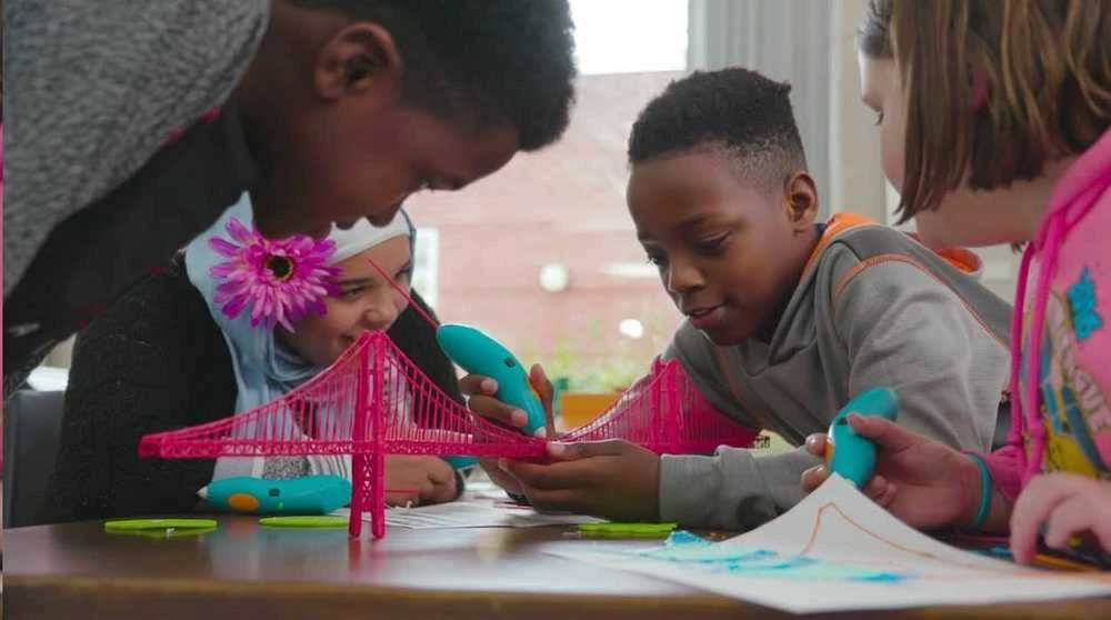 3D rašiklis 3Doodler Start+ su užpildų rinkiniu