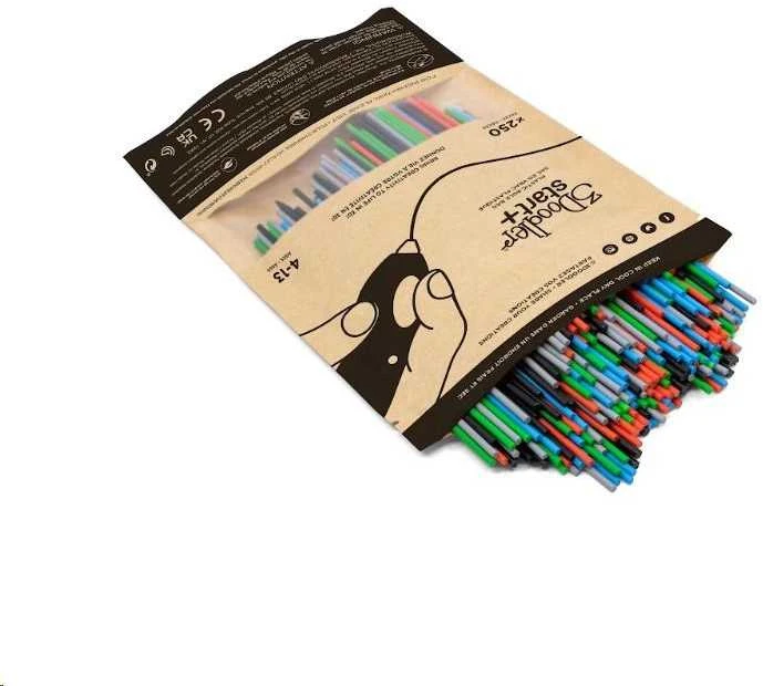 3Doodler Start Filament Eko | 2,5 mm | 250 vnt | 4 kolory Primary Pow
