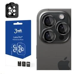 Apsauginis stikliukas kamerai 3mk Lens Pro Apple iPhone 15 juodas