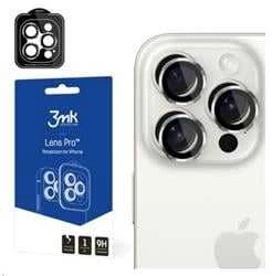 Apsauginis stikliukas kamerai 3mk Lens Pro Apple iPhone 15 Pro sidabrinis