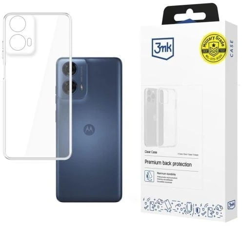 3mk dėklas telefonui skaidrus Motorola Moto G24 Power - dėklas telefonui skaidrus