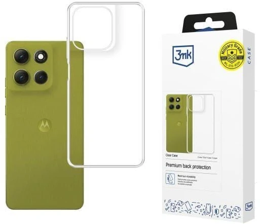 3Mk Apsauginis 3mk skaidrus dėklas, skirtas „Motorola Moto G86“ / „G86 Power“ - permatomas