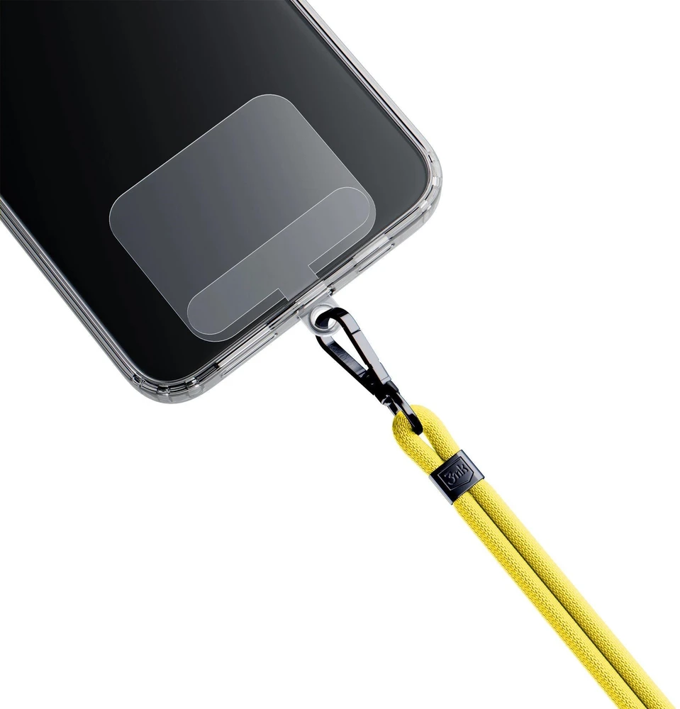 Išmanusis telefonas Lanyard 3mk EasyClip - geltonos spalvos
