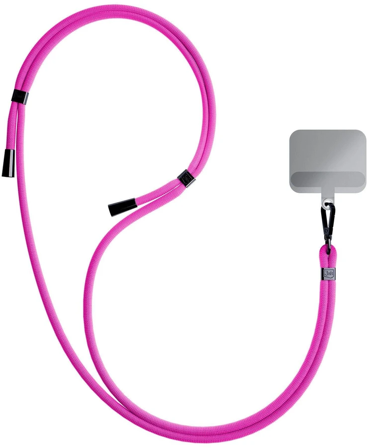 3MK EasyClip Rožinė (juodos spalvos) virvelė telefonui